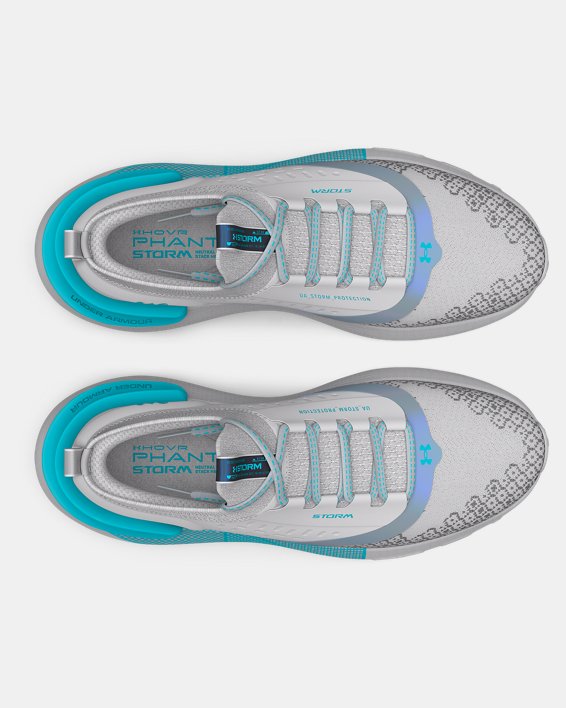 Unisex UA HOVR™ Phantom 3 Storm Running Shoes in Gray image number 2